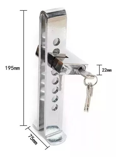 Traba Pedal + Candado Antirrobo para auto